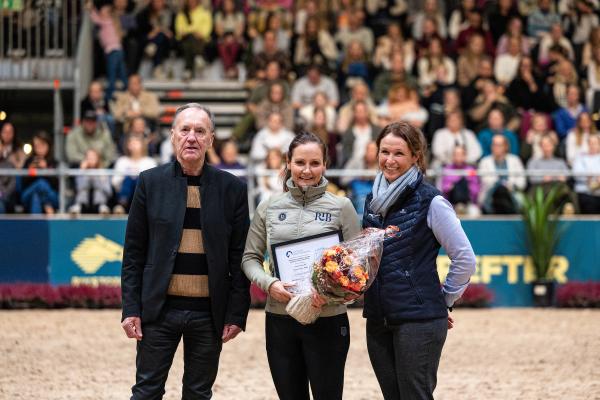 Norsk-svensk hästforskning belönades under Agria Oslo Horse Show i helgen. Foto: Helene Gjerde Aamdal