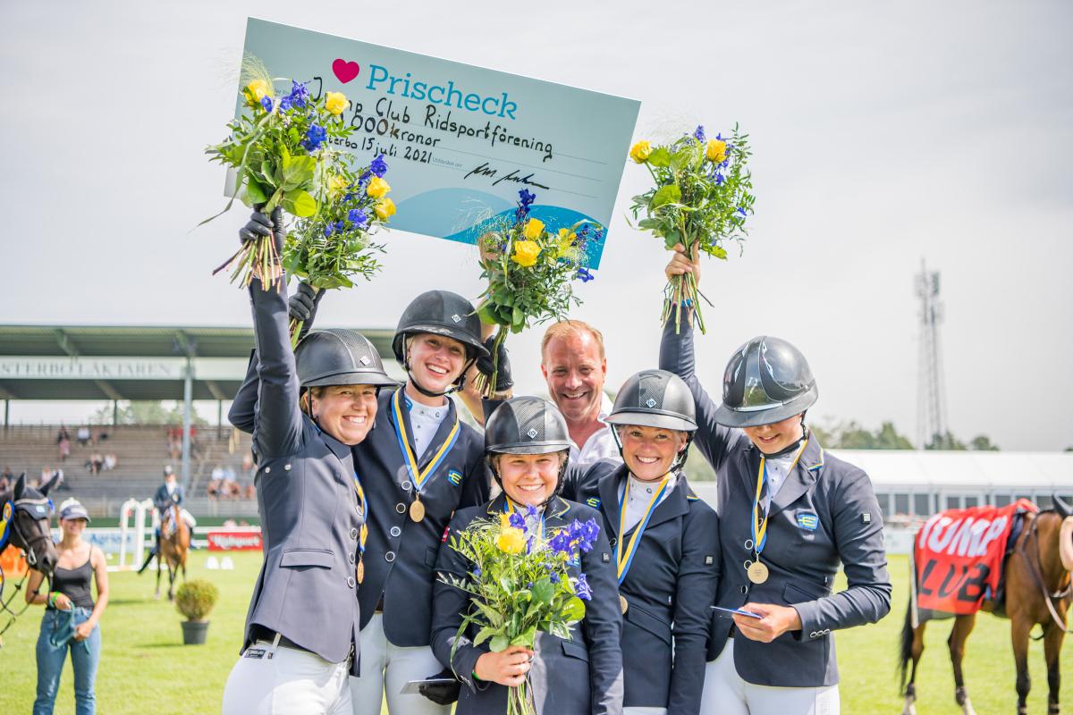2021 tog Jump Club hem guldet i Elitallsvenskan. Foto: Petter Arvidson/Bildbyrån