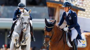 Wilma Hellström och Tinne Vilhelmson Silfvén. Arkivfoto: Tomas Holcbecher