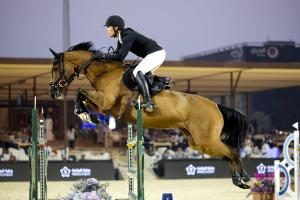 Henrik och Glamour Girl från gårdagens klass. Foto: Longines Global Champions Tour