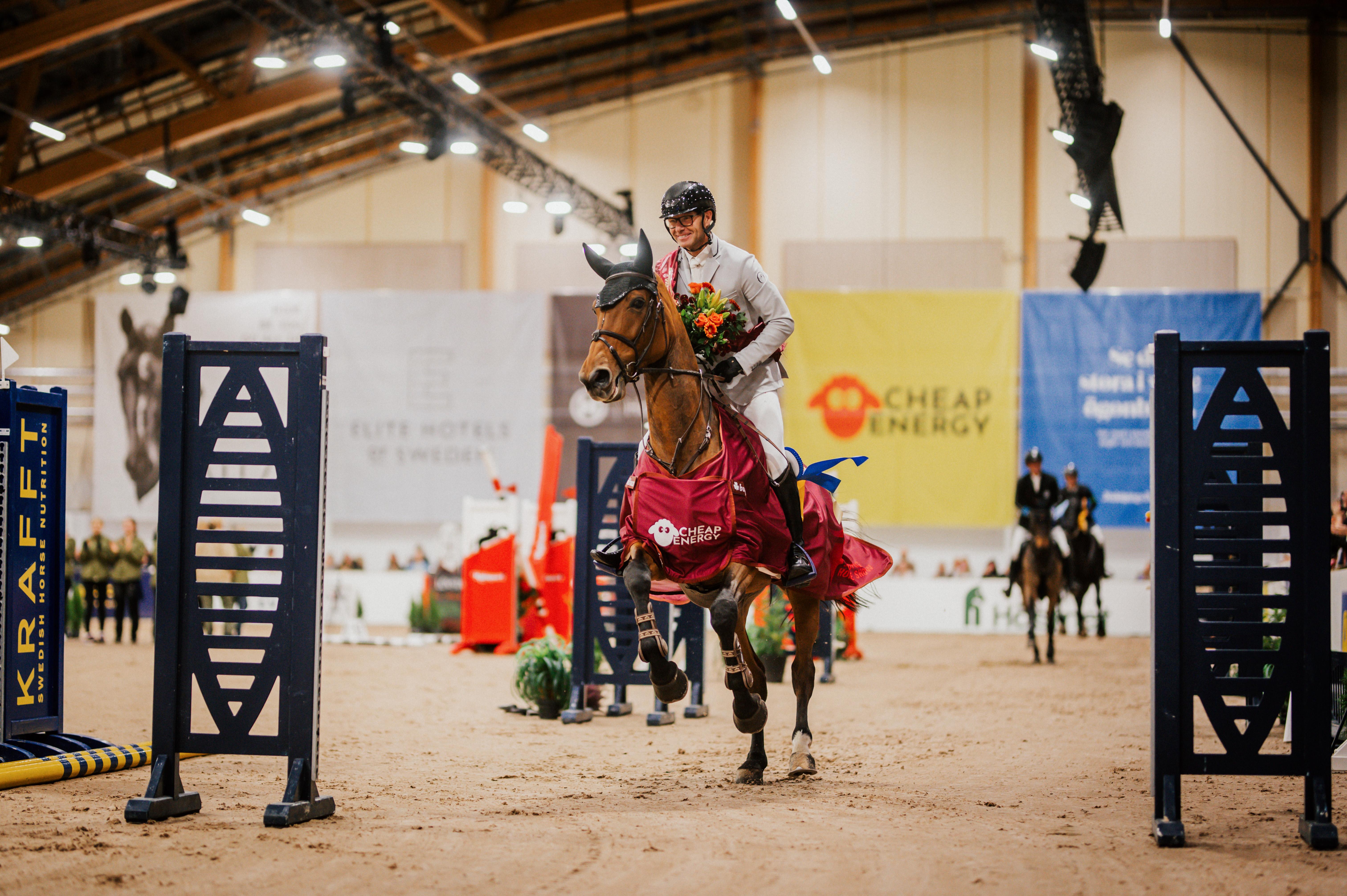Marcus Westergren och Qualando de Caramel. Foto: Ida Lindemann