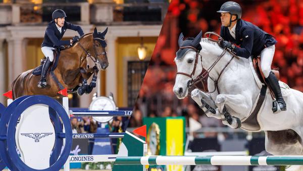 Henrik von Eckermann och Kent Farrington. Foto: Tomas Holcbecher