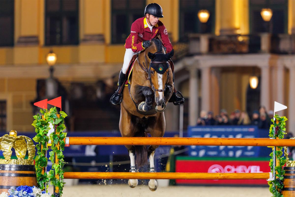 Ben Maher och svenskfödda Point Break. Foto: Tomas Holcbecher