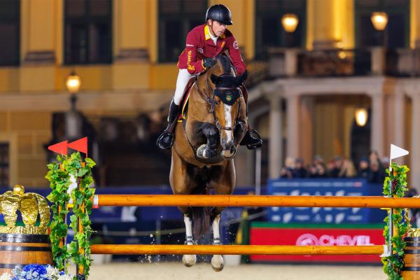 Ben Maher och svenskfödda Point Break. Foto: Tomas Holcbecher
