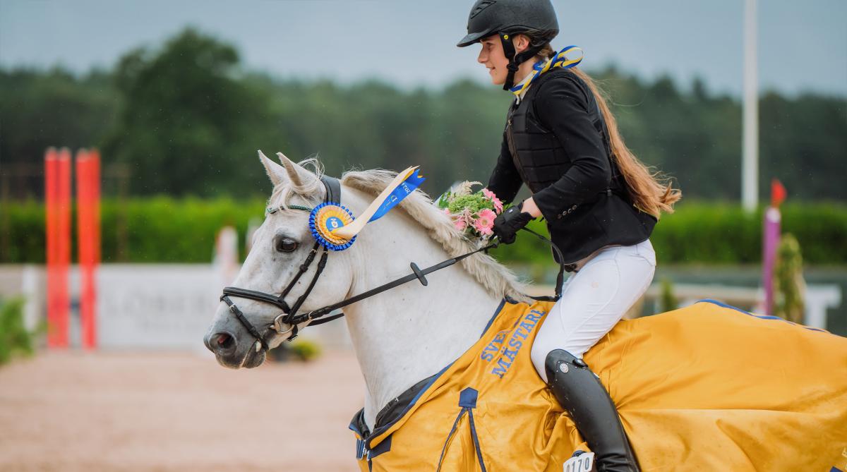 Tindra Palmér med Munsboro Highlander. Arkivfoto: Ida Lindemann