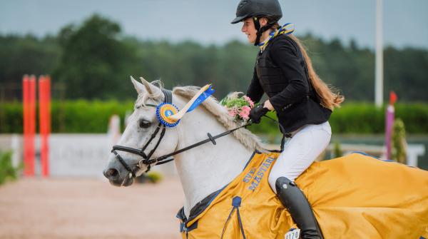 Tindra Palmér med Munsboro Highlander. Arkivfoto: Ida Lindemann