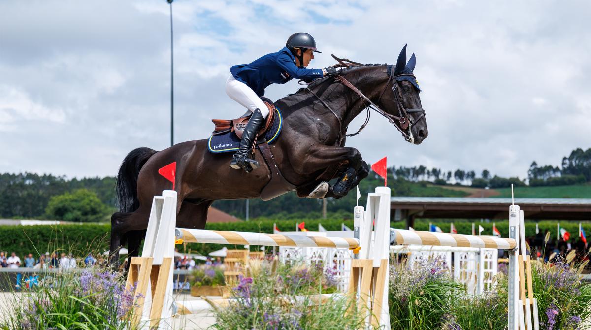 Angelie von Essen med Voila DK Z. Arkivfoto: Tomas Holcbecher