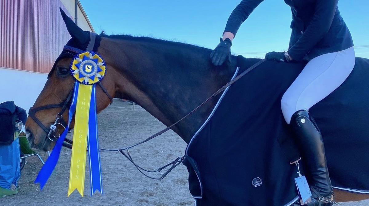 Chetaro vid en tävlingsstart innan inomhus-SM. Foto: Privat