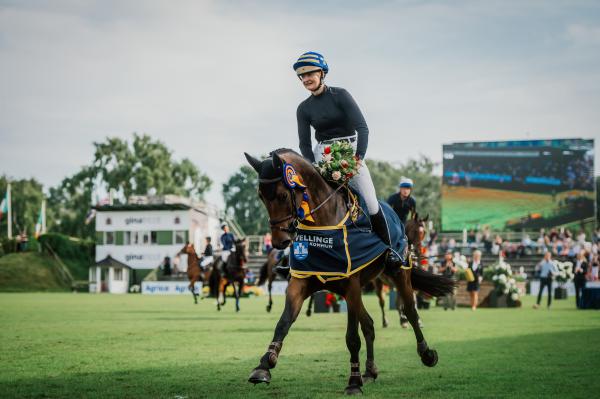 Amanda Andersson är en av de blågula ryttarna som kan sikta mot U25-VM i Millstreet på Irland 2026. Foto: Ida Lindemann