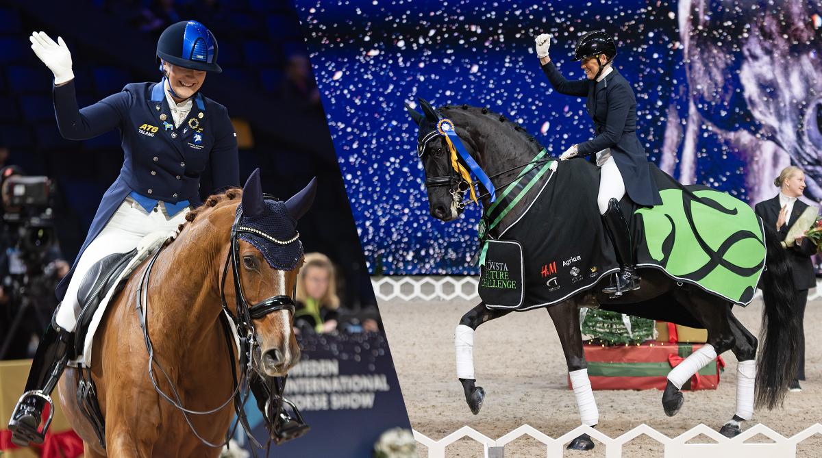 Cecilia med Izack och Anita med Fonatell under Lövsta Future Challenges tidigare år. Foto: Jennie Börs