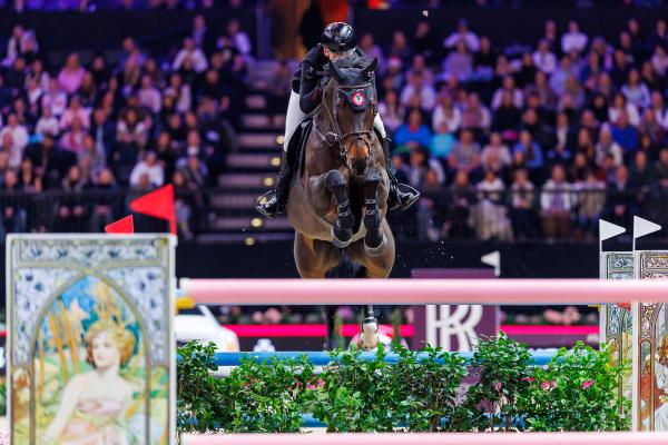 Peder Fredricson och Alcapone des Carmille från dagens finalrunda. Foto: Tomas Holcbecher