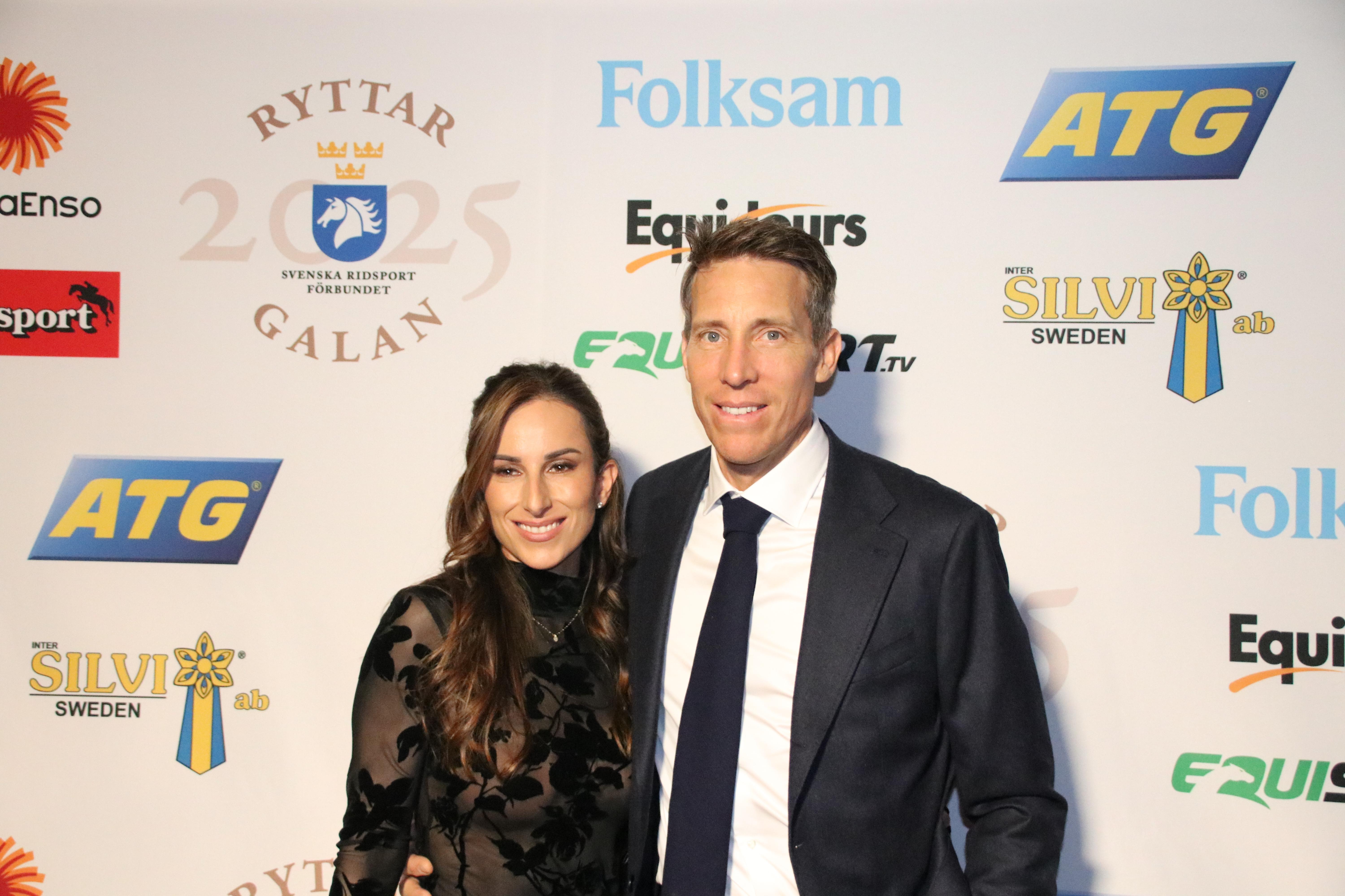 Janika Sprunger och Henrik von Eckermann. Foto: Clara Wallin