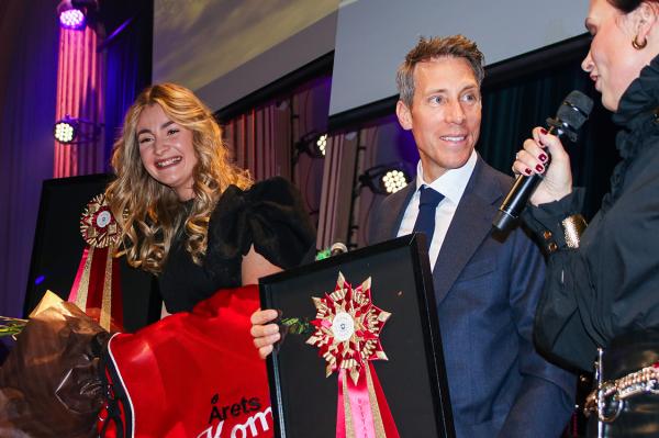 Amanda Andersson och Henrik von Eckermann. Foto: Clara Wallin