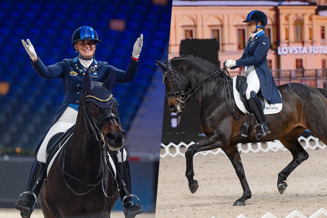 Cecilia och My Friend i dagens klass. Foto: Jennie Börs