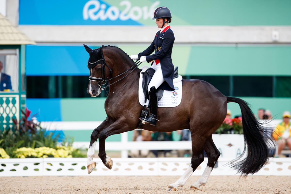 Charlotte Dujardin och Valegro under OS i Rio 2016. Foto: Tomas Holcbecher