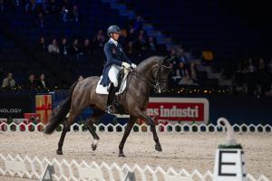 Maria von Essen och Invoice under helgens tävlingar i Stockholm. Foto: Jennie Börs