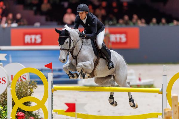 Henrik von Eckermann och Calizi från dagens klass. Foto: Tomas Holcbecher