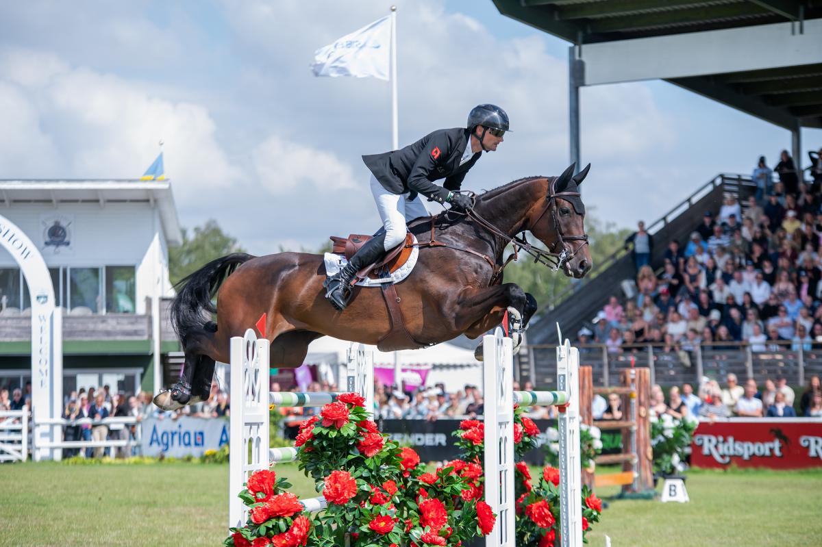 Carl-Walter Fox och Eka First Navy Jack. Foto: Jennie Börs