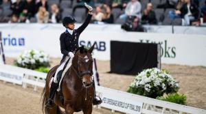 Ekipaget vid världscupfinalen i Göteborg 2019. Foto: Mathias Bergeld/Bildbyrån