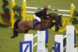 Andreas Kreuzer tävlade Chacco Blue, här under en tävling i Aachen 2011. Foto: Tomas Holcbecher
