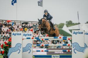 Amanda Landeblad och Springfield 21. Foto: Ida Lindemann