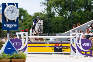 Wilma Hellström och Cicci BJN under EM i somras. Foto: Tomas Holcbecher