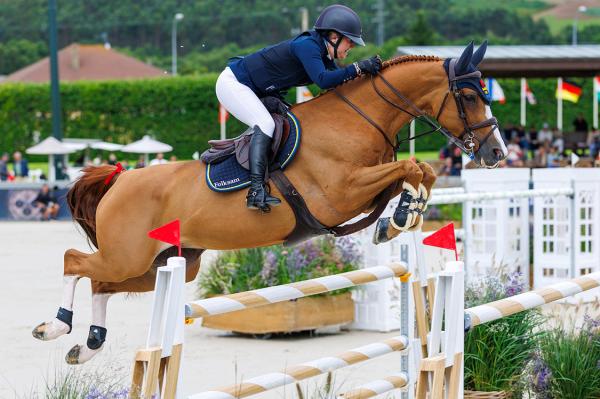 Amanda och For Killy under EM 2025. Foto: Tomas Holcbecher