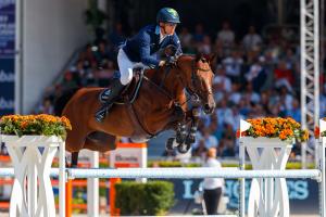 Toveks Mary Lou under EM i hoppning 2019. Foto: Tomas Holcbecher