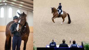 Marina Mattsson och toppdomare hjälper publiken genom lördagens Grand Prix. Foto: Ida Lindemann och Carl Sandin/Bildbyrån