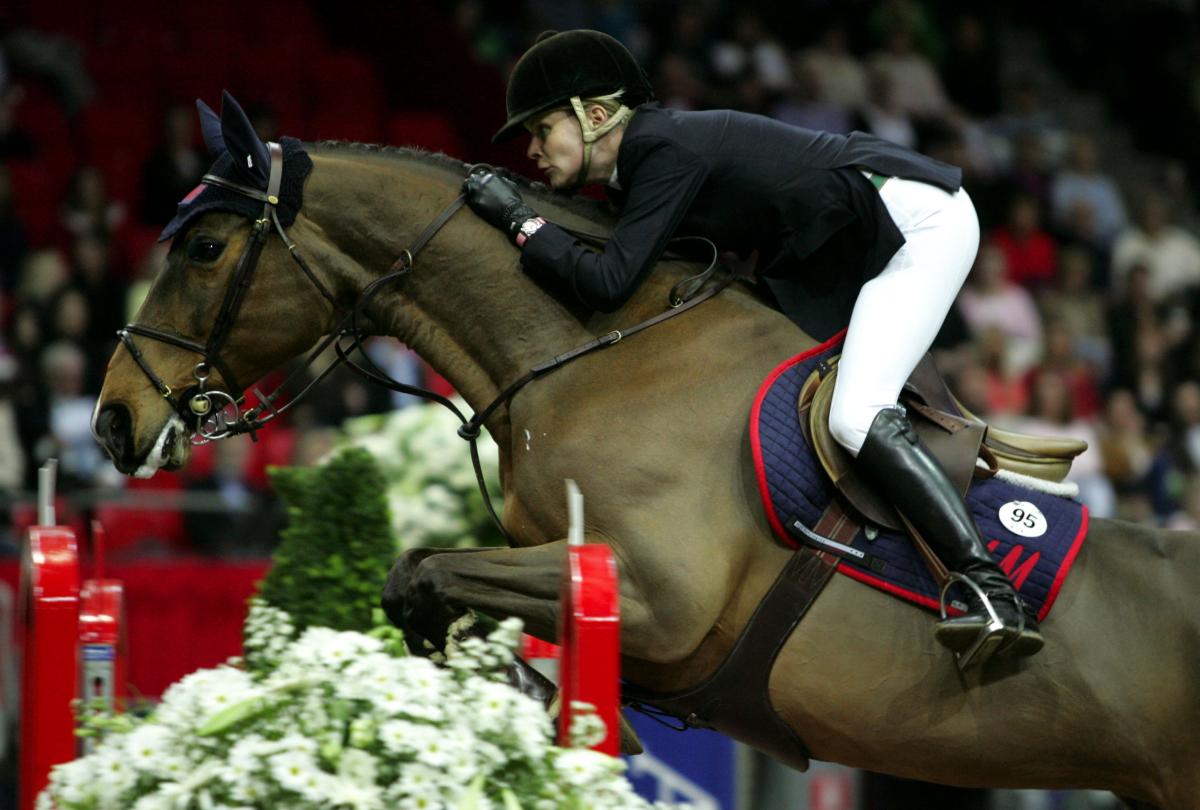 Malin Baryard Johnsson och Butterfly Flip under Gothenburg Horse Show 2005. Foto: Niklas Larsson/Bildbyrån