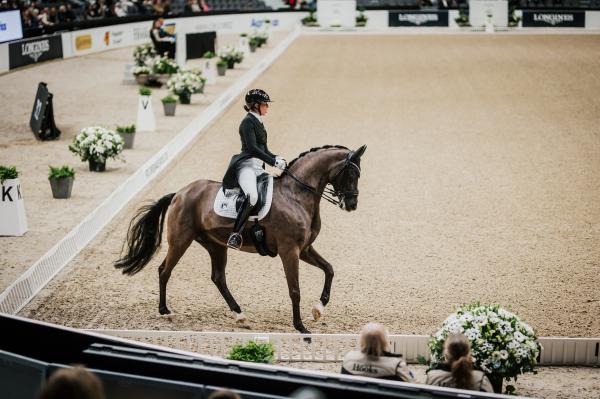 Carina Cassøe Krüth och Heiline's Danciera. Foto: Ida Lindemann