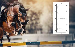 Hoppövning för rakriktning och balans