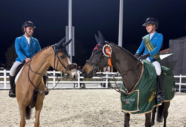 Abdel Said och Antonia Pettersson Häggström. Foto: Privat 