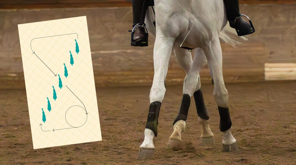 Diagonaler i tre steg – övning som sätter tajmingen på prov