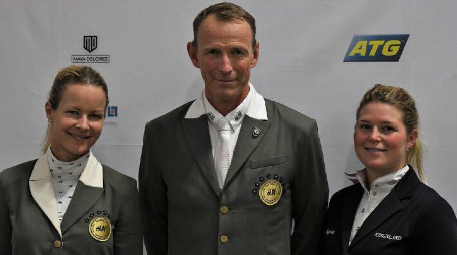 Peder Fredricson, Malin Baryard Johnsson och Stephanie Holmén.