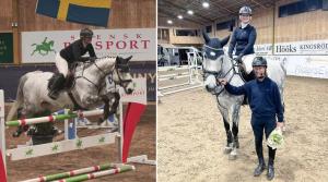 Sara Ekman har ridit clinic för Rolf-Göran Bengtsson med både hoppning och bangång. Dessutom berättade Sara ett erkännande för ryttaren.