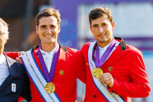 Olivier och Nicola Philippaerts. Foto: Tomas Holcbecher