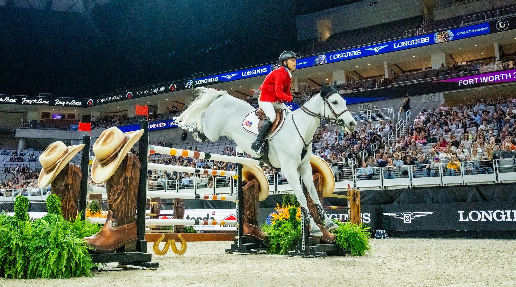 Kent Farrington med Greya. Foto: FEI/Shannon Brinkman