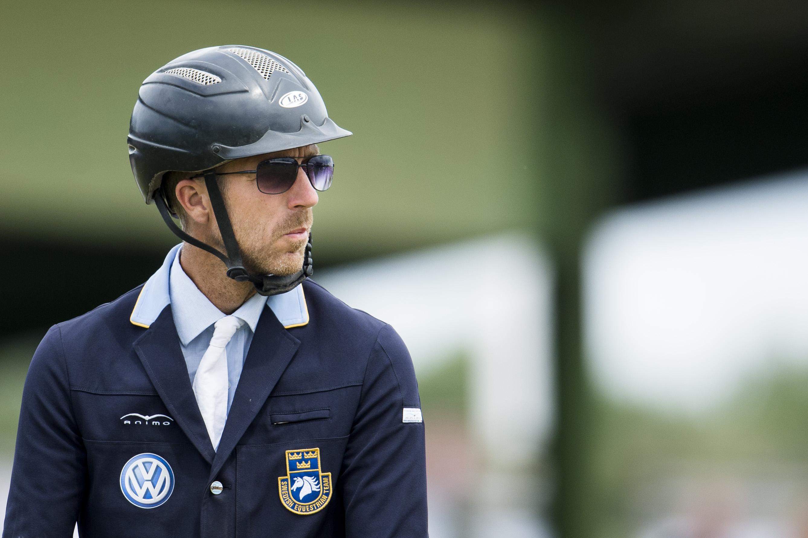 Hoppryttaren och tränaren Niklas Jonsson. Foto: Bildbyrån/Petter Arvidsson
