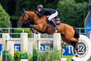 Hannes Ahlmann och Tokyo 4 under GCT i Riesenbeck 2025. Foto: Tomas Holchbecher