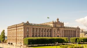 Sveriges riksdag. Arkivfoto: Adobe Stock