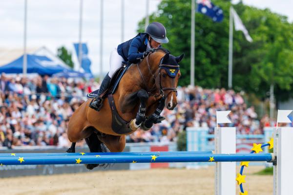 Amanda Landeblad och Springfield 21. Foto: Tomas Holcbecher