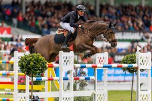 Robin Naeve med SWB-valacken Queen’s Armani. Foto: Tomas Holcbecher 