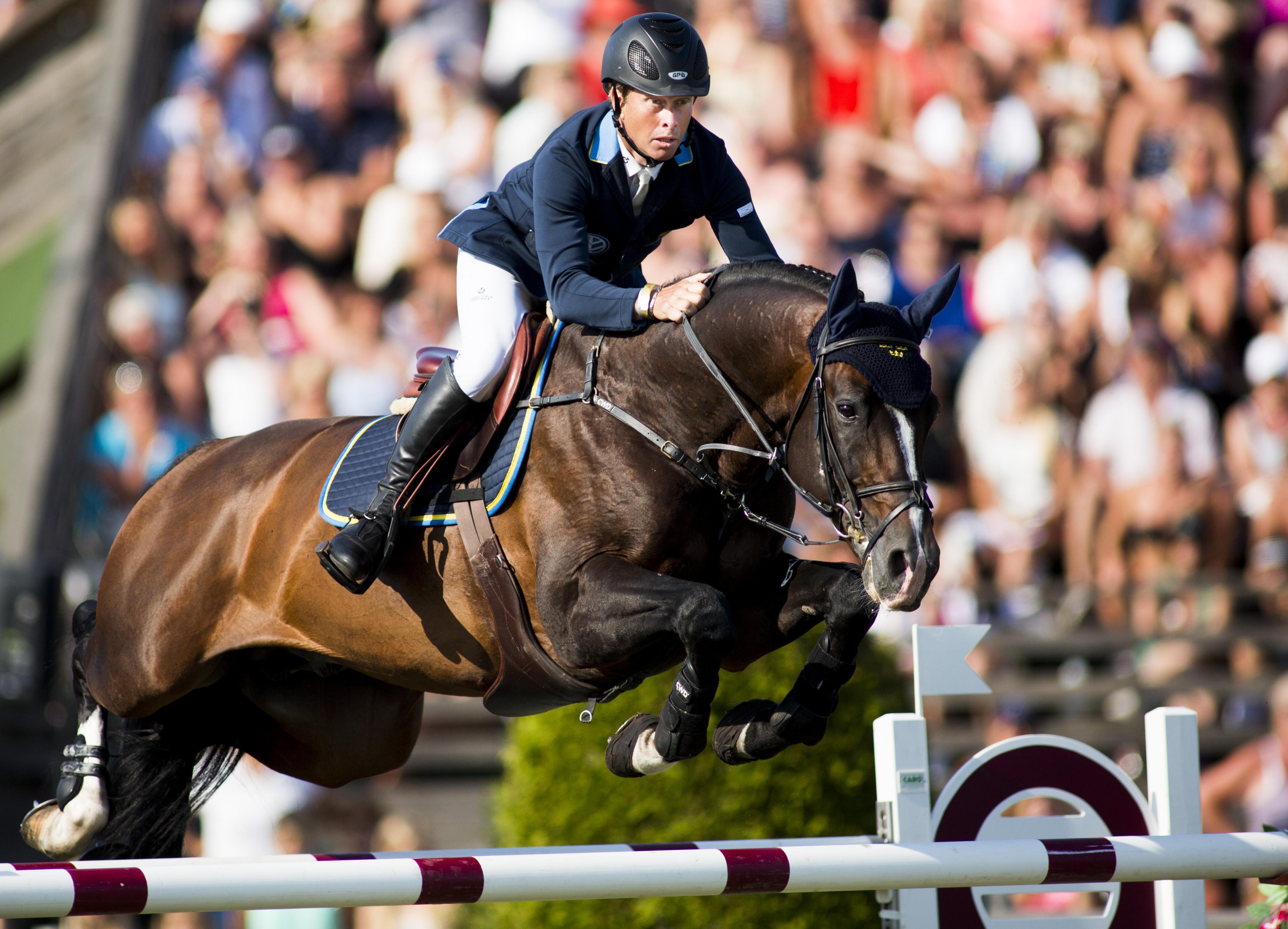 Rolf-Göran Bengtsson och Casall under Nations Cup på Falsterbo Horse Show 2013. Foto: Petter Arvidson/Bildbyrån