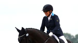 Louise Etzner Jakobsson tog individuellt guld i paradressyr grad IV. Arkivfoto: Jeremy Lee/Bildbyrån