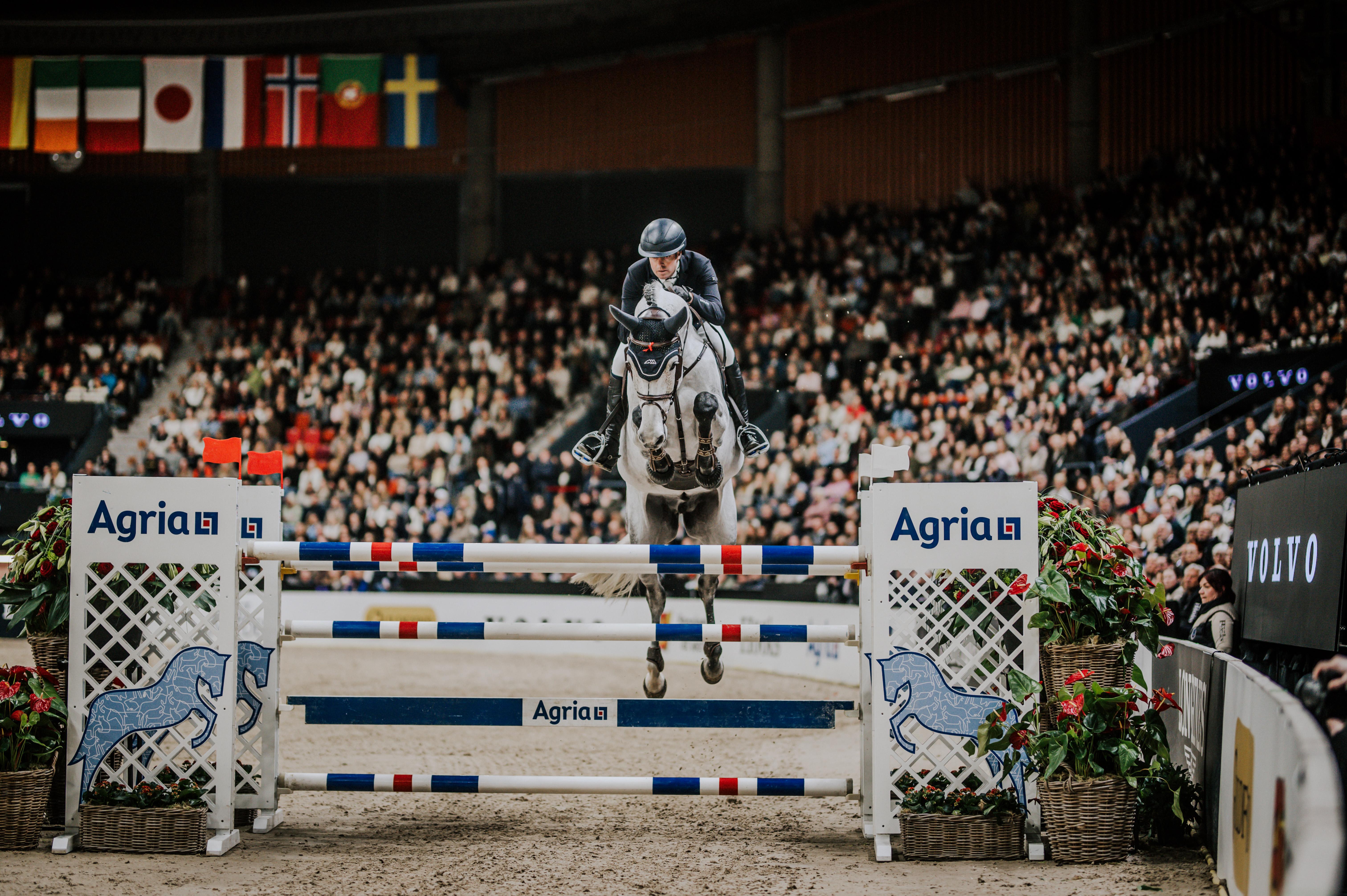 Thomas Ryan och Million's Grey. Foto: Ida Lindemann