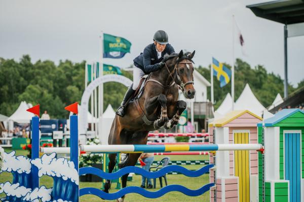 Jens Fredricson och Diarado´s Rose Elith är ett av de nya ekipagen som är aktuella att ta en plats till VM. Foto: Ida Lindemann