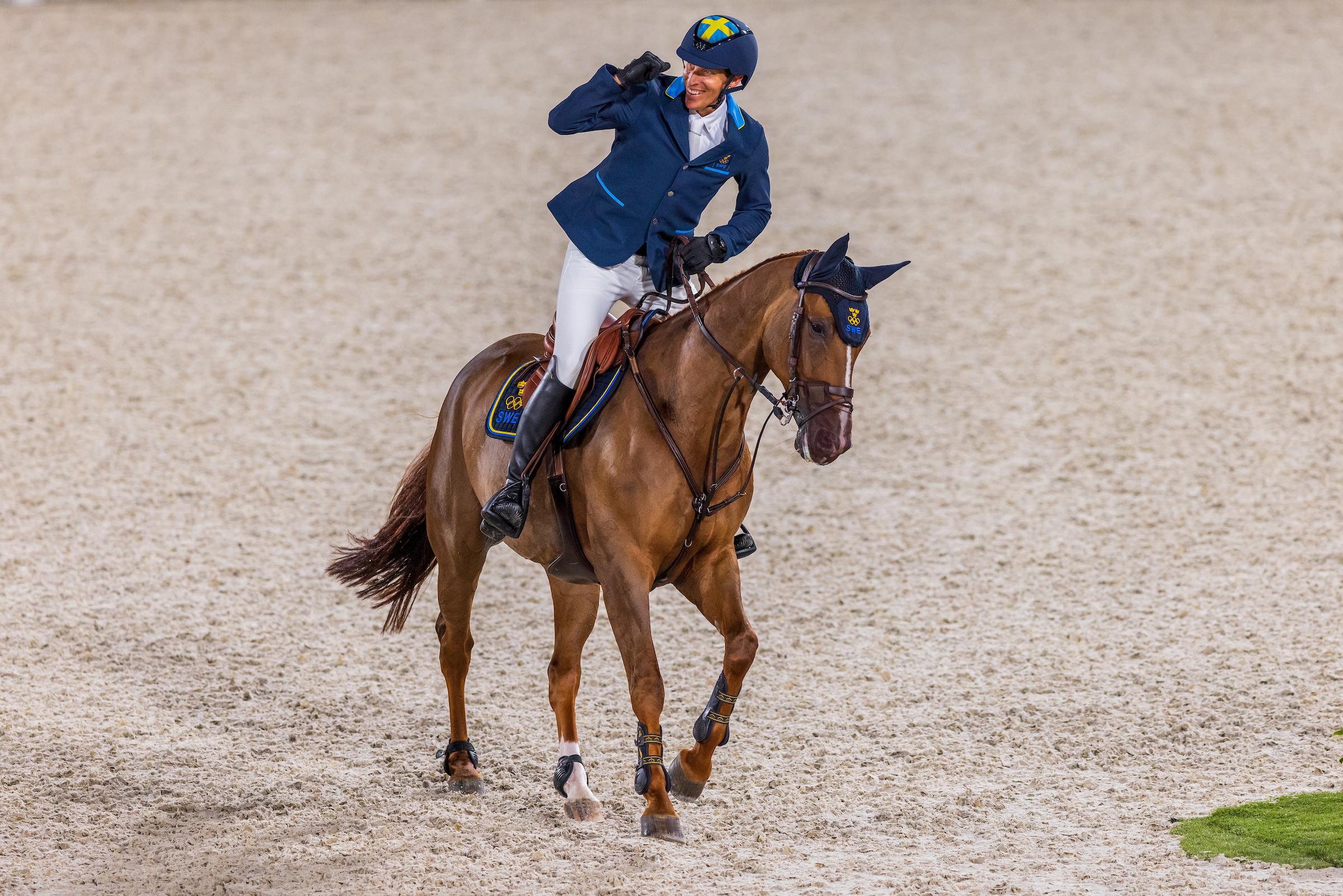 Henrik von Eckermanns King Edward är en av hästarna som lyfts fram i analysen som en häst som nådde toppen utan vinst i unghästchampionat. Foto: Tomas Holcbecher