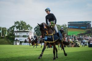 Amanda Andersson segrade i Falsterbo Hunting 2024. Arkivfoto: Ida Lindemann