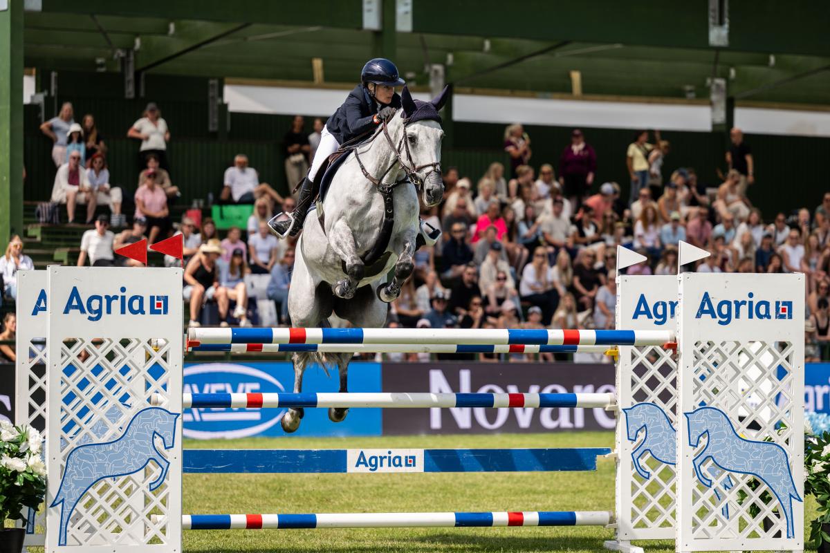 Petronella och Hexode Ste Hermelle precis innan fallet. Foto: Avdo Bilkanovic/Bildbyrån